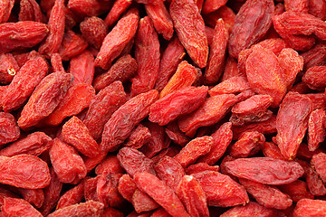 Image showing Dried wolfberry close up