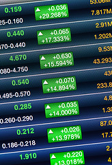 Image showing Increases of the stock market