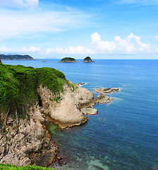 Image showing Island and ocean