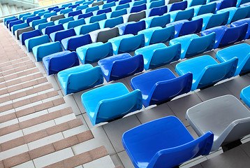 Image showing Seats with staircase aside