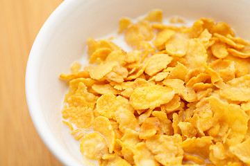 Image showing Corn flake close up 