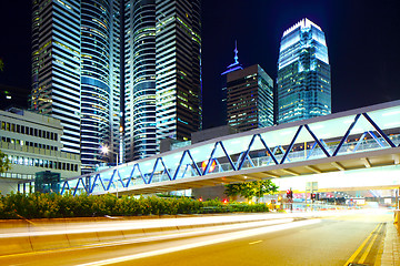 Image showing Traffic light on highway