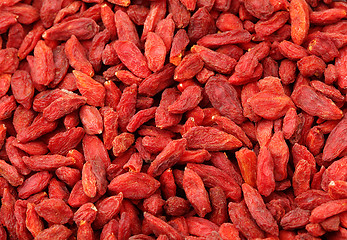 Image showing Dried wolfberry fruit 