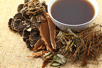 Image showing Chinese herbal medicine with ingredient