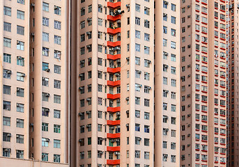 Image showing Apartment building in Hong Kong