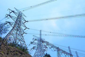 Image showing Power transmission tower