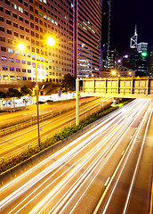 Image showing Traffic light on highway