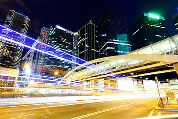 Image showing Busy traffic in Hong Kong