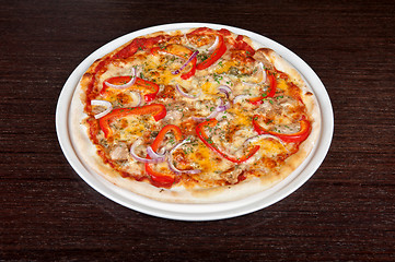 Image showing meat pizza