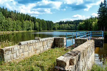 Image showing small water water reservoir