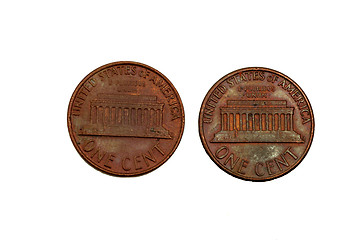 Image showing Old rusted Two Cents