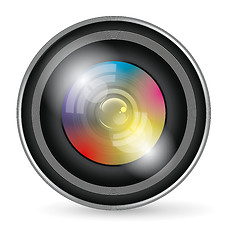 Image showing Camera Lens Icon