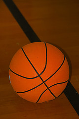 Image showing Basket ball  - portrait