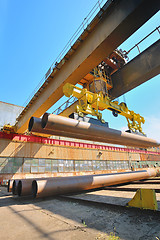 Image showing crane works