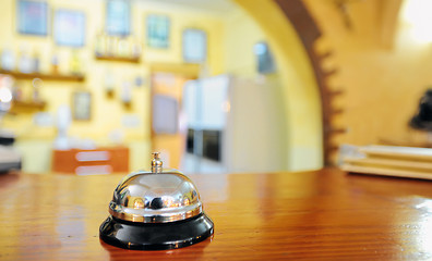 Image showing service bell at the hotel