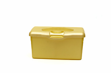 Image showing Yellow diaper box