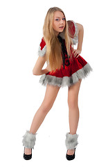 Image showing Sexy Santa girl