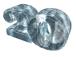 Image showing frozen twenty