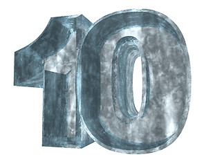 Image showing frozen ten