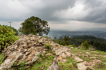 Image showing View from Mount Entoto 