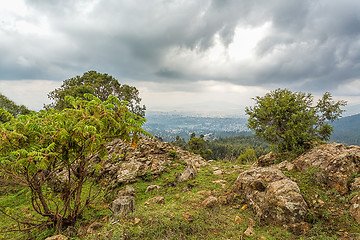 Image showing View from Mount Entoto 