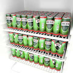 Image showing Beer cans