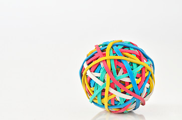 Image showing Rubber Band Ball