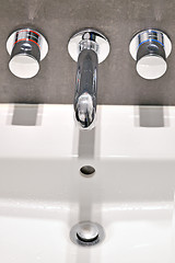 Image showing modern designer tap