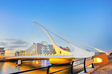 Image showing The Samuel Beckett Bridge