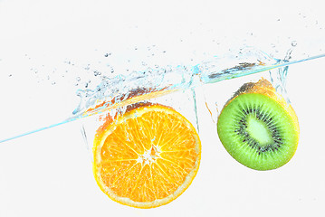 Image showing fruits in water