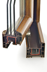 Image showing PVC window profile