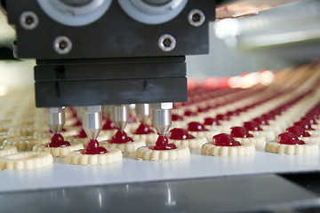 Image showing production cookie in factory