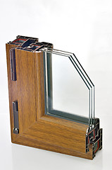 Image showing PVC window profile