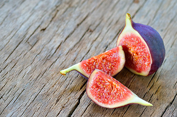 Image showing Ripe fresh fig