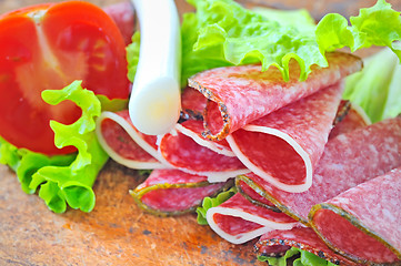 Image showing Salami