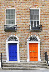 Image showing Georgian doors