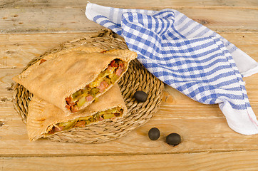 Image showing Traditional calzone