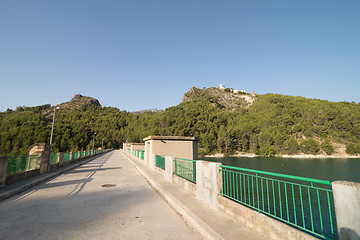 Image showing Guadalest reservoir dam