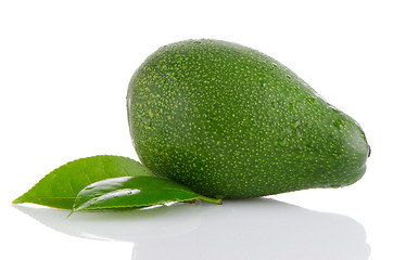 Image showing Avocado isolated on white 