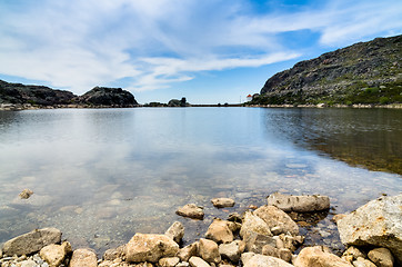 Image showing Lake in Serra da Estrela in Portugal