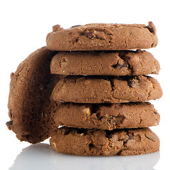 Image showing Chocolate chip cookies