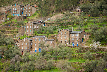 Image showing Old moutain village in Portugal