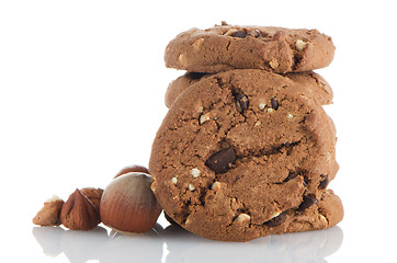 Image showing Homemade chocolate cookies