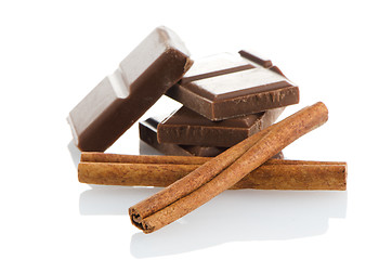 Image showing Chocolate parts