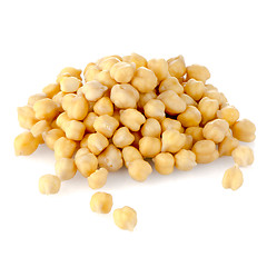 Image showing Pile of chickpeas