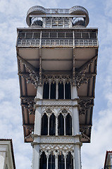 Image showing Santa Justa elevator in Lisbon