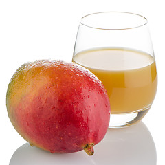 Image showing Fresh mango juice