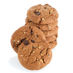 Image showing Homemade chocolate cookies