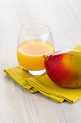 Image showing Fresh mango juice