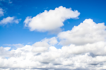 Image showing Fluffy clouds